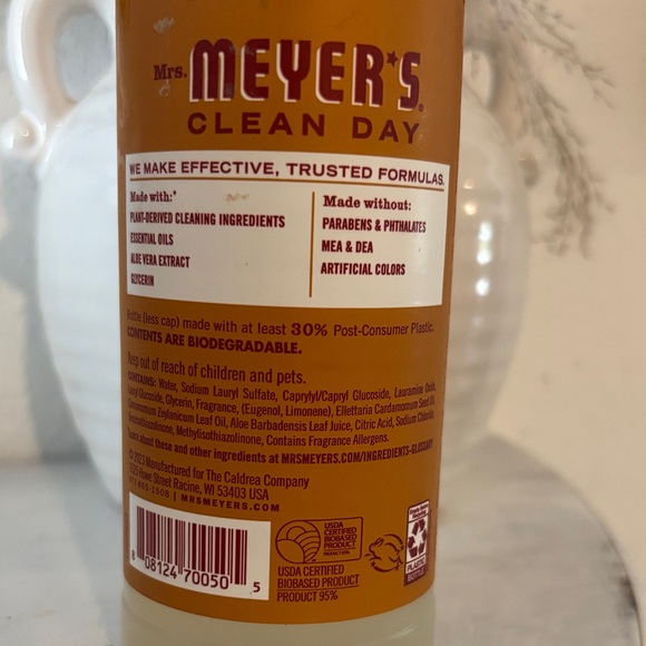 Meyer’s Apple Cider Scent Dish Soap - Picture 2 of 2